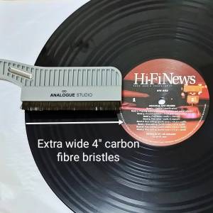全新，少有4吋防靜電黑膠大除塵掃