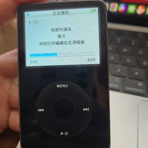 IPOD VIDEO 120GB SSD  剛換全新電池