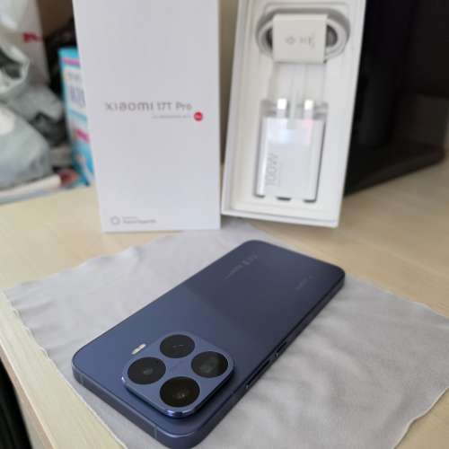 (中環元朗)港行Xiaomi 17T Pro 512gb Blue (warranty to June2028)