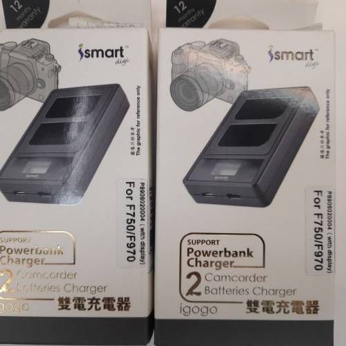 ( 全新行貨 ) ismartdigi Sony F550 F570 F750 F970 Dual Usb Charger ( Each Pc.每...