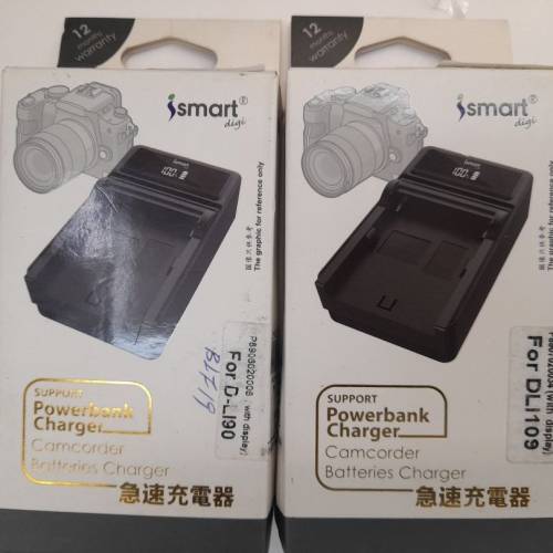 ( 全新行貨 ) ismartdigi Pentax DLi90 DLi109 Usb Charger