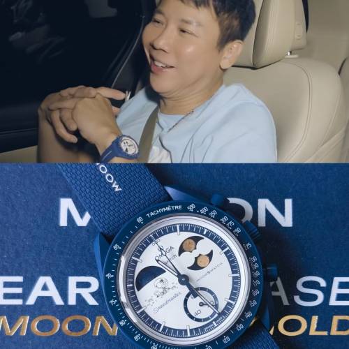 Omega x Swatch 
Mission to EarthPhase MoonShine Gold 節日限定版
