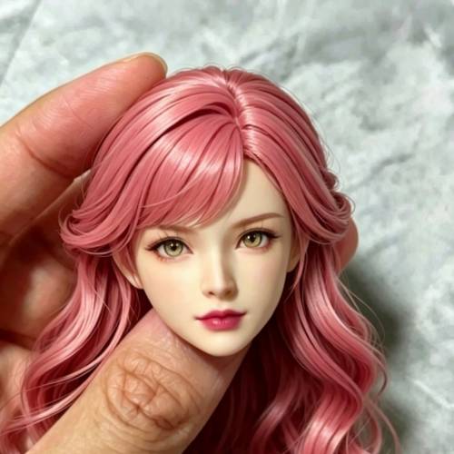 1/6頭雕白模