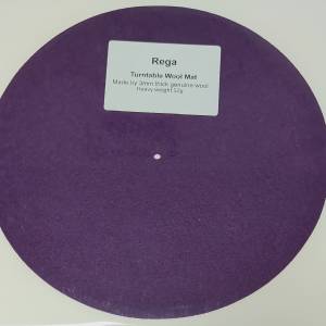 真Rega100%羊毛，罕有超高密度52g黑膠盤墊