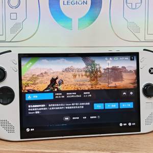 Legion Go S 8ARP1﻿ 16+512GB ﻿ windows 11 繁體中文系統 可安裝 Steam OS