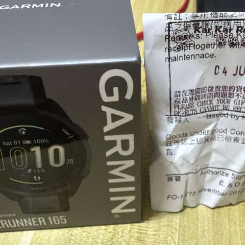 Garmin forerunner 165 全新
