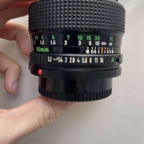 Canon FD 50mm f1.2  nfd