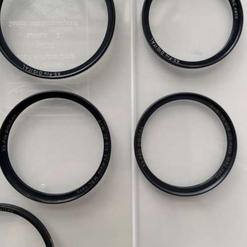 canon contax B+W XS-Pro Digital UV-Haze MRC Nano Filters 43mm 52mm  55mm