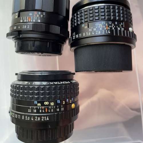 Pentax m 50mm f1.4  K mount