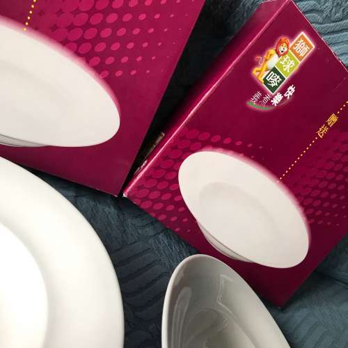 🥣  LION & GLOBE Plate Round 2pc Set NEW 全新 獅球嘜 陶瓷碟 2隻 🍽️