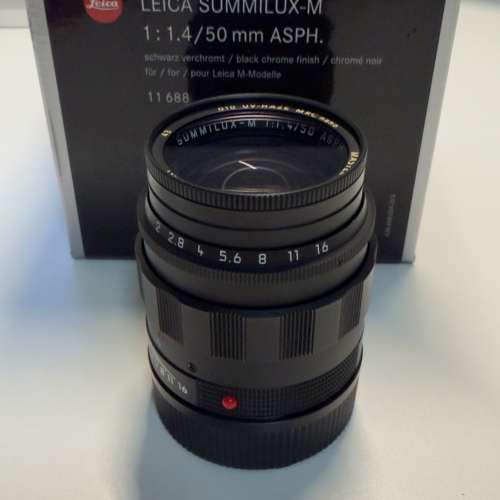Leica Summilux M 50mm F1.4 Black Chrome 11688
