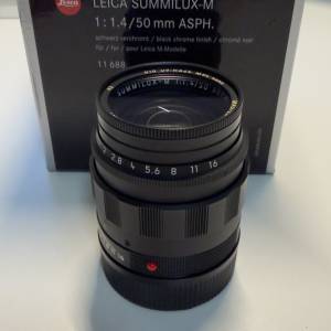 Leica Summilux M 50mm F1.4 Black Chrome 11688