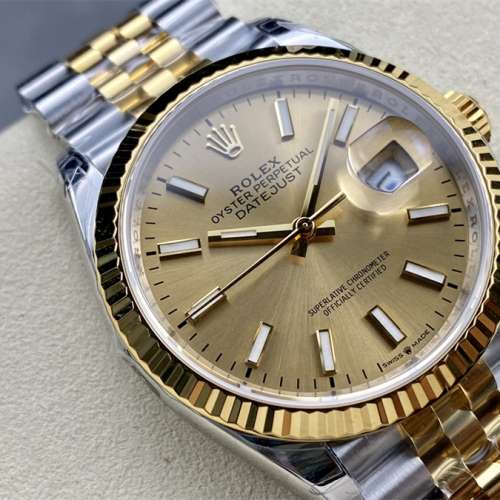 Rolex 勞力士 datejust m126233-0015 金盤 36mm 日誌 VS