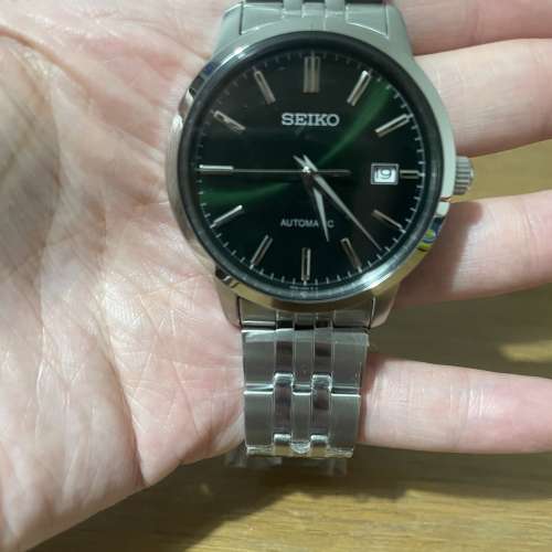 【100%全新未落地】精工 Seiko SRPH89K1 經典綠面自動機械錶 淨錶平讓