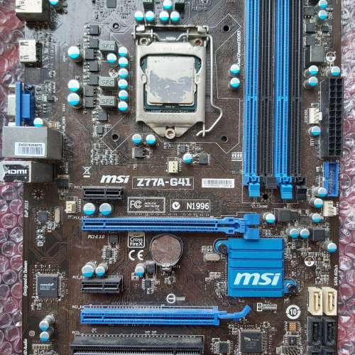 MSI Z77A-G41 + G2020（留意內文）