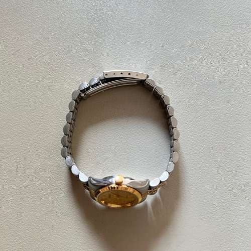 【Tugaris】Swiss Two-tone Ladies Quartz Watch (NOS) 全新瑞士得其利是金銀女裝石...