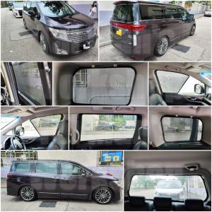 Nissan ELGRAND 全車防曬磁石窗網