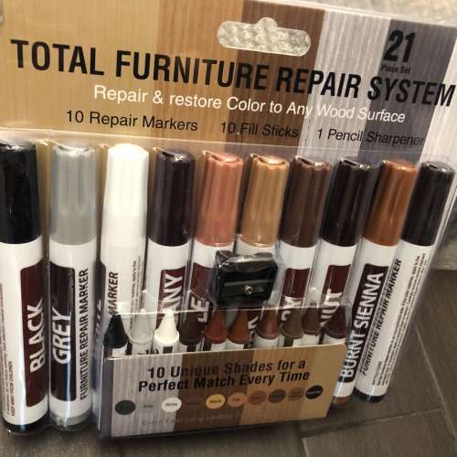21pcs Wood Scratch Repair Kits - Furniture Markers Touch Up