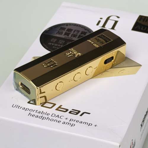 iFi GO bar Limited Edition GOLD DAC