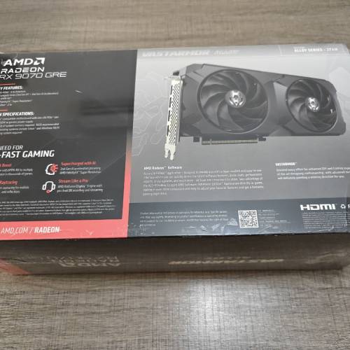 全新未開封 Vastarmor RADEON RX 9070 GRE Alloy 顯示卡