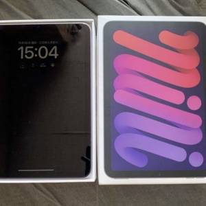 有保養到2027-03 99%新Apple iPad mini 7 128GB 5G版 電池循環次數只有3次 電池健...