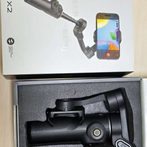 手機攝影穩定器、手持式影像穩定、潘提拉式自拍棒、智能攝影工具、旅行簡易奧川X2