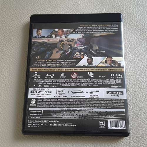 F1 The Movie 4K UHD + Blu-ray Disc