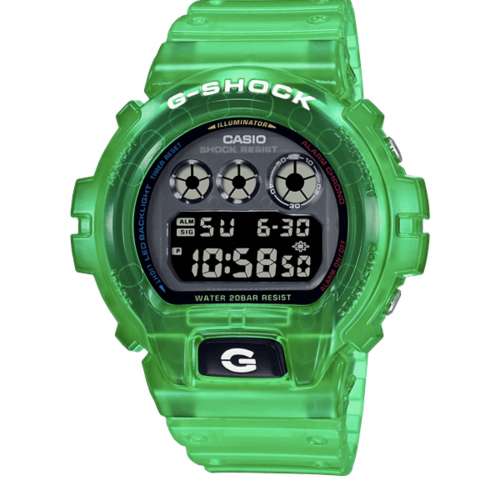 Casio G-Shock 透明綠色手錶 DW6900JT-3