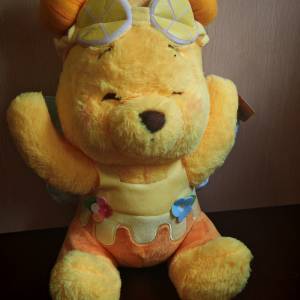香港迪士尼 小熊維尼 水果造型 毛公仔 Winnie The Pooh