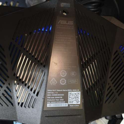 ASUS 華碩 RT-AX82U V2 WiFi 6 AX5400 雙頻電競路由器