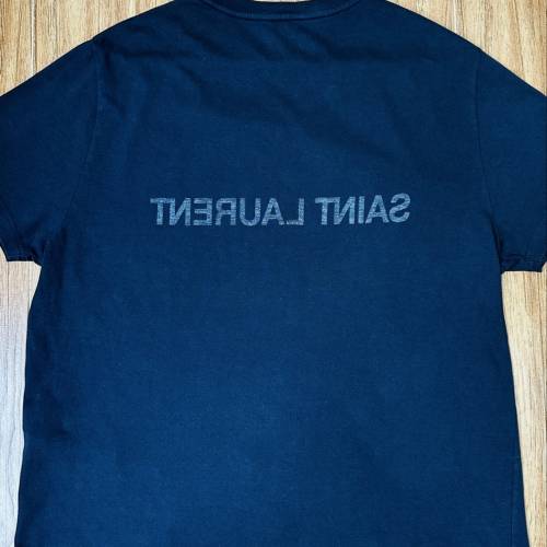 YSL聖羅蘭Saint Laurent 反轉Logo T恤 L碼