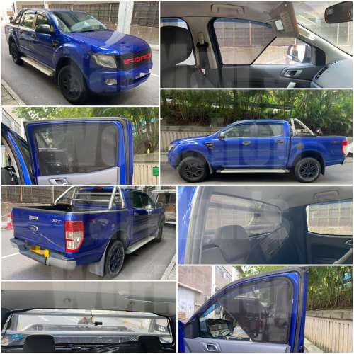 FORD RANGER 全車防曬磁石窗網