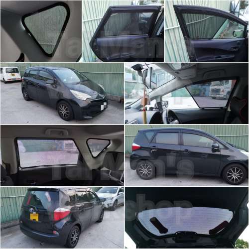 Toyota RACTIS 全車防曬磁石窗網