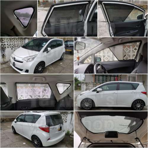 Toyota RACTIS 全車防曬磁石窗網