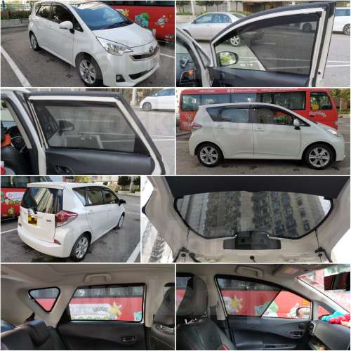 Toyota RACTIS 全車防曬磁石窗網