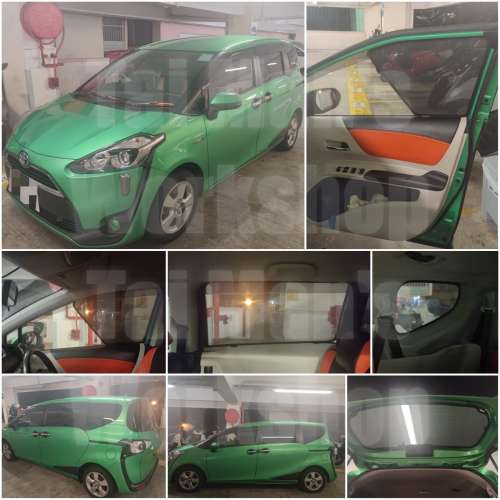 Toyota SIENTA 全車防曬磁石窗網