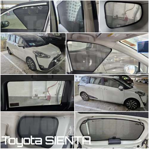Toyota SIENTA 全車防曬磁石窗網
