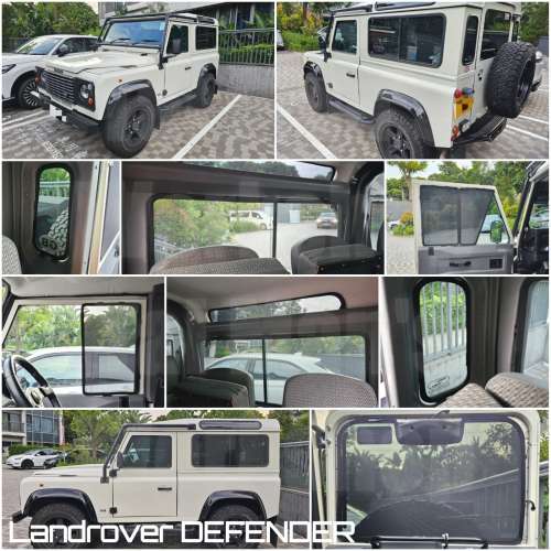LANDROVER DEFENDER 全車防曬磁石窗網