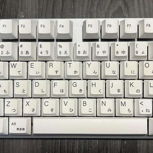 執屋清理 - 英文日文白色鍵帽 (104Key)