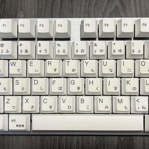 執屋清理 - 英文日文白色鍵帽 (104Key)