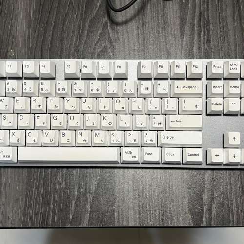 執屋清理 - 英文日文白色鍵帽 (104Key)
