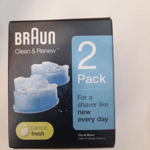 全新 Braun Shaver Cleaning Refill ( 2 bottles Pack )