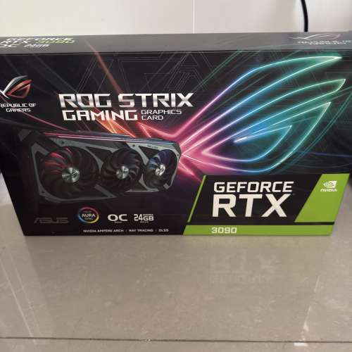 rog strix 3090 oc 有盒冇單冇保