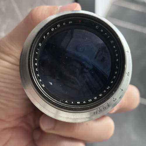 Carl Zeiss Sonnar 85mm f2 f. Contax