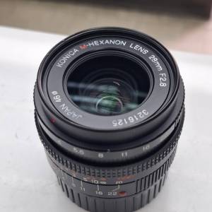 KONICA M'HEXANON 28MM F2.8 LEICA M MOUNT