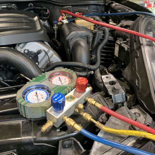 Porsche 修理 冷氣 更換 水箱 風扇 水泵 冷氣泵 漏雪種  981 macan Cayenne