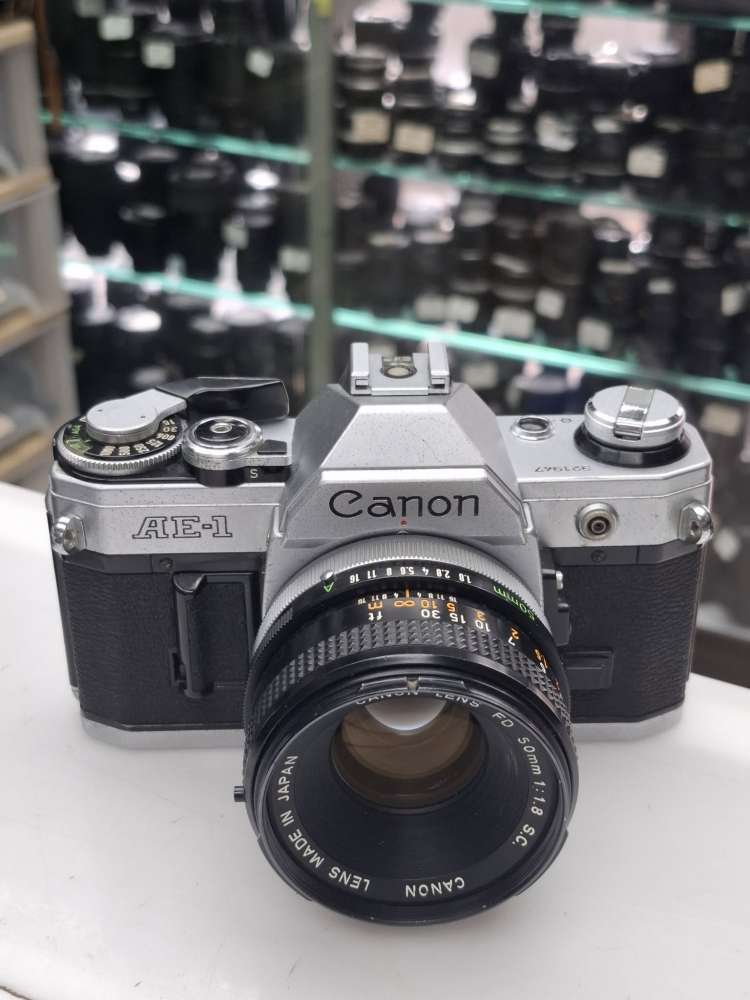 CANON AE-1 + FD 50MM F1.8 全正常CANON AE-1 + FD 50MM F1.4 全正常