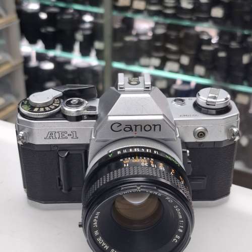 CANON AE-1 + FD 50MM F1.8 全正常     CANON AE-1 + FD 50MM F1.4 全正常