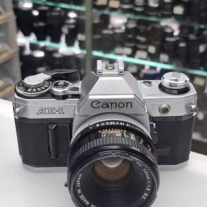 CANON AE-1 + FD 50MM F1.8 全正常     CANON AE-1 + FD 50MM F1.4 全正常