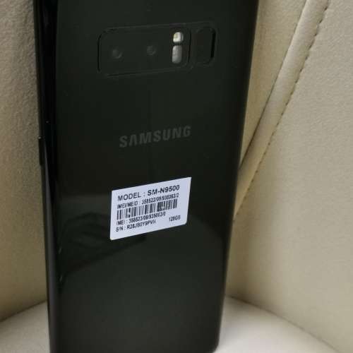 新黑色港版samsung galaxy note 8 6+128GB